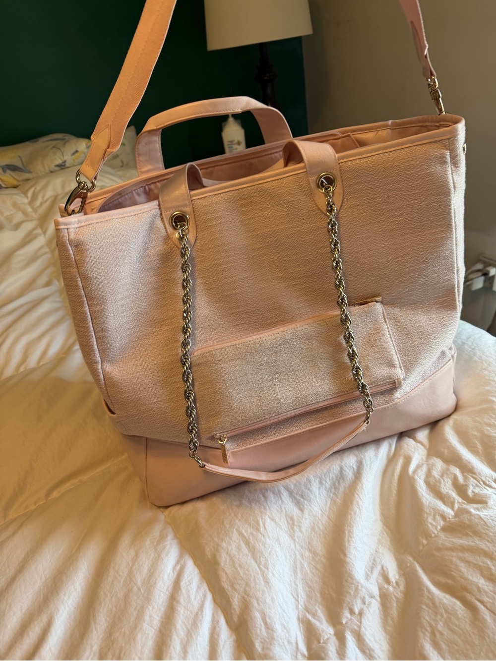 Beis pink tote